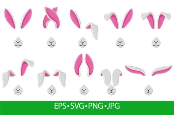 Download Cartoon Rabbit Ears, Cute Bunny Ears - Premium Bundle